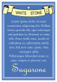 Banner Text Rectangle Wine Hang Tag